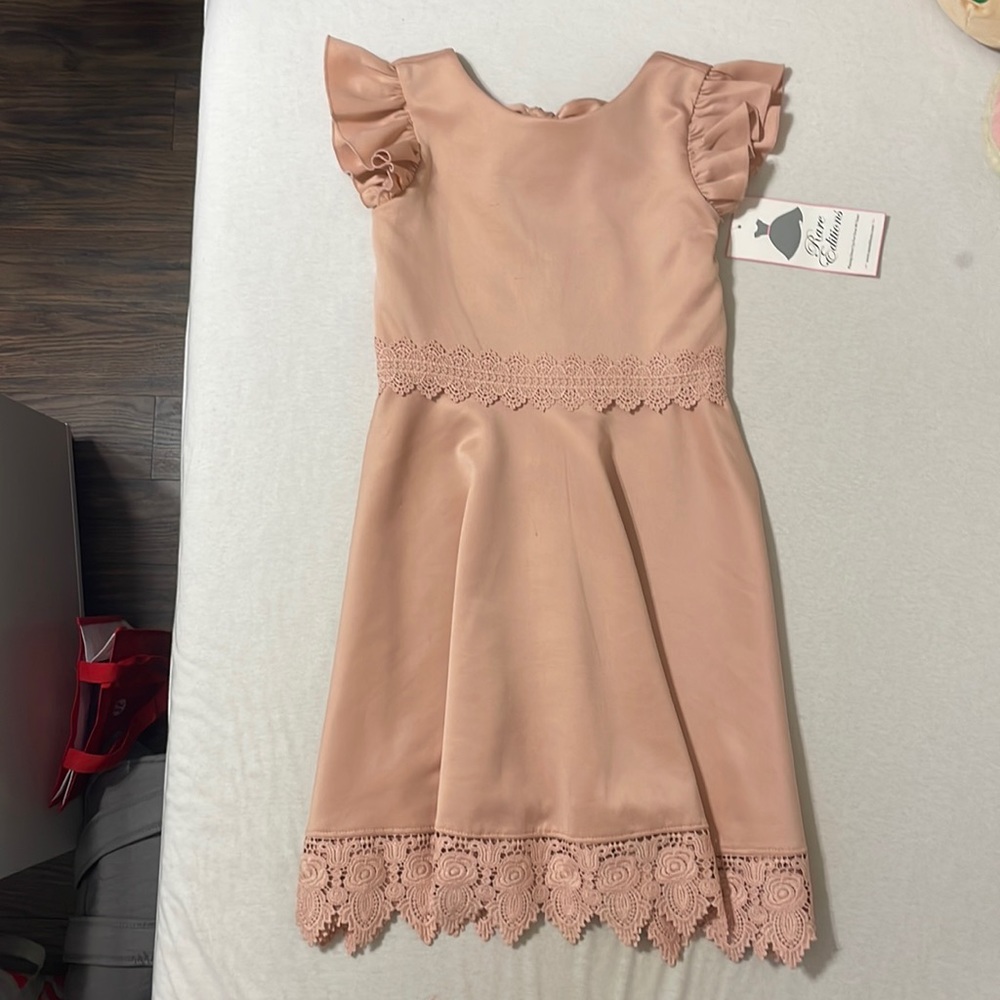 Light coral pink Rare editions formal dress size 12